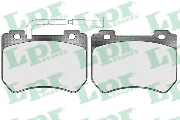 Купить LPR 05P1552 Комплект тормозных колодок 05P1552