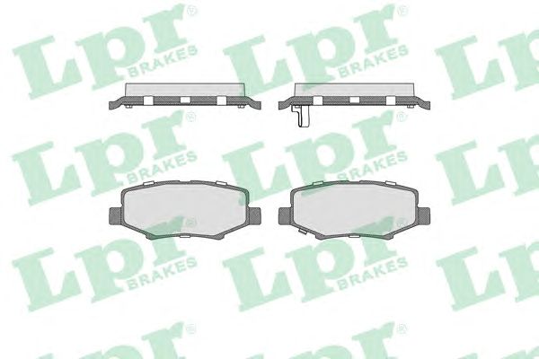 Купить LPR 05P1555 Комплект тормозных колодок 05P1555