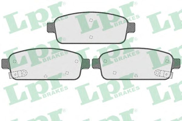 Купить LPR 05P1575 Комплект тормозных колодок 05P1575