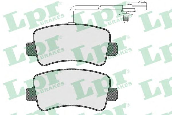 Купить LPR 05P1578 Комплект тормозных колодок 05P1578
