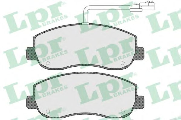 Купить LPR 05P1579 Комплект тормозных колодок 05P1579