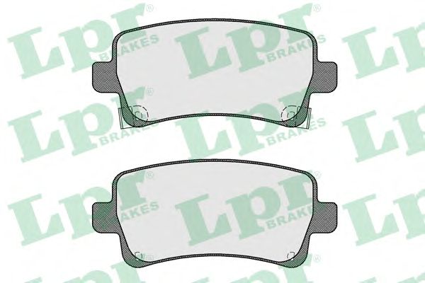 Купить LPR 05P1584 Комплект тормозных колодок 05P1584