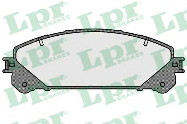 Купить LPR 05P1691 Комплект тормозных колодок 05P1691