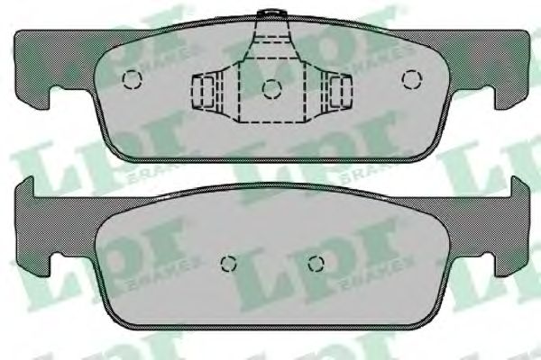 Купить LPR 05P1702 Колодки тормозные дисковые 05P1702