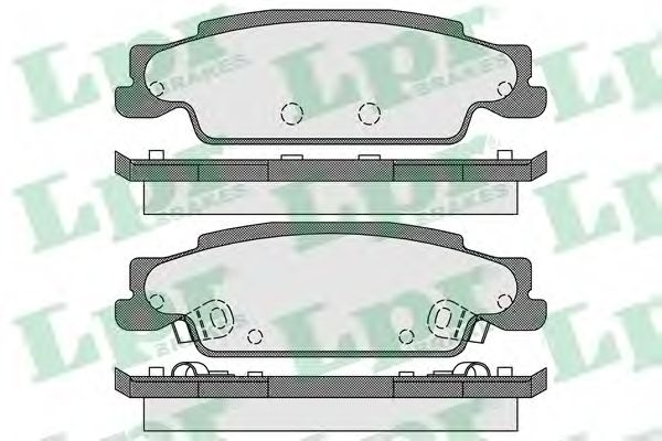 Купить LPR 05P1705 Колодки тормозные дисковые 05P1705