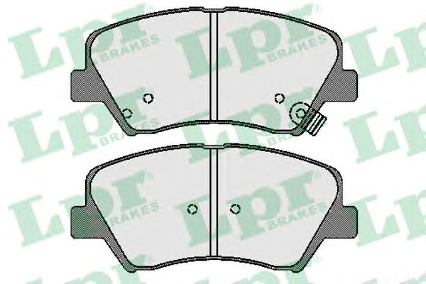 Купить LPR 05P1744 Колодки тормозные дисковые 05P1744
