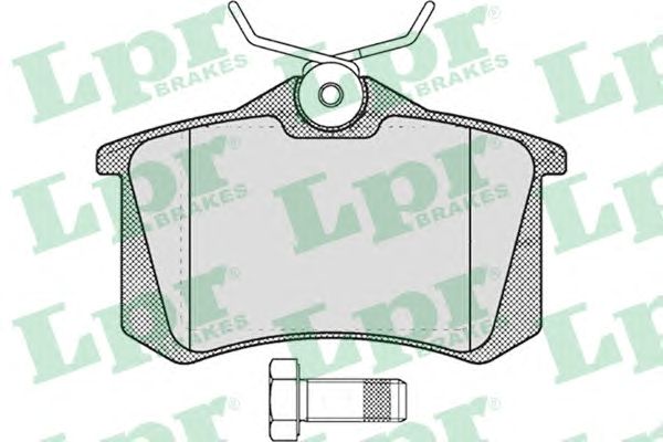 Купить LPR 05P1788 Колодки тормозные дисковые 05P1788