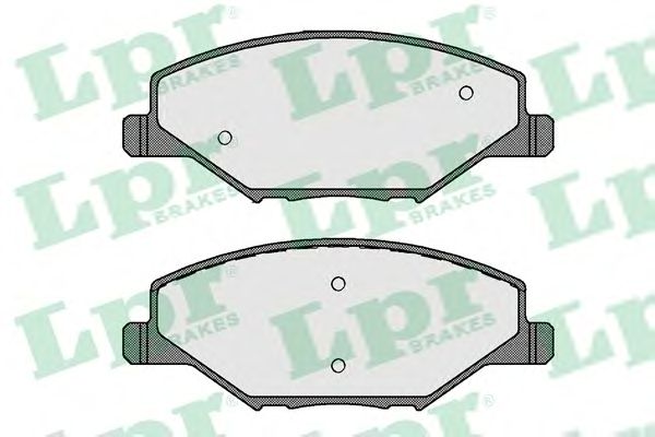 Купить LPR 05P1795 Колодки тормозные дисковые 05P1795