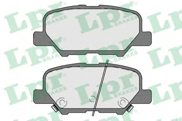 Купить LPR 05P1802 Колодки тормозные дисковые 05P1802
