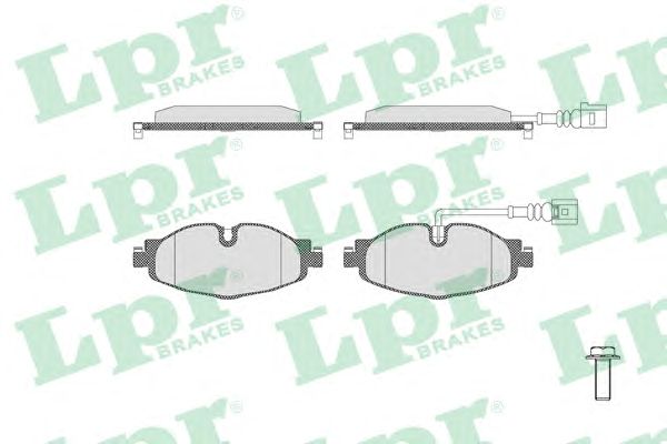 Купить LPR 05P1834 Колодки тормозные дисковые 05P1834