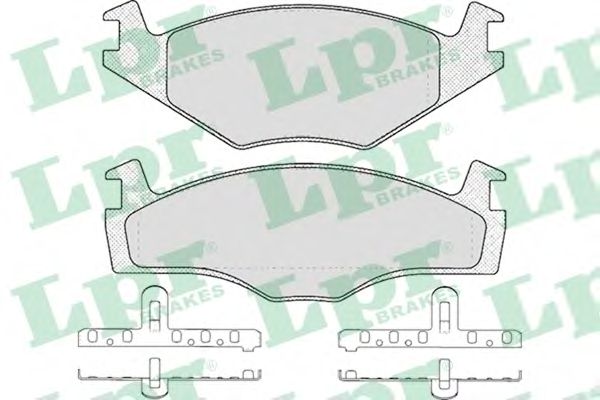 Купить LPR 05P225 Комплект тормозных колодок 05P225