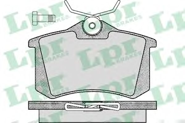 Купить LPR 05P294 Комплект тормозных колодок 05P294