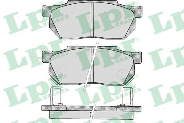 Купить LPR 05P322 Комплект тормозных колодок 05P322
