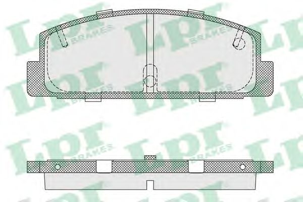 Купить LPR 05P336 Комплект тормозных колодок 05P336