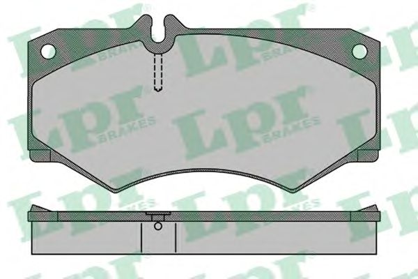 Купить LPR 05P408 Колодки тормозные (Перед.)