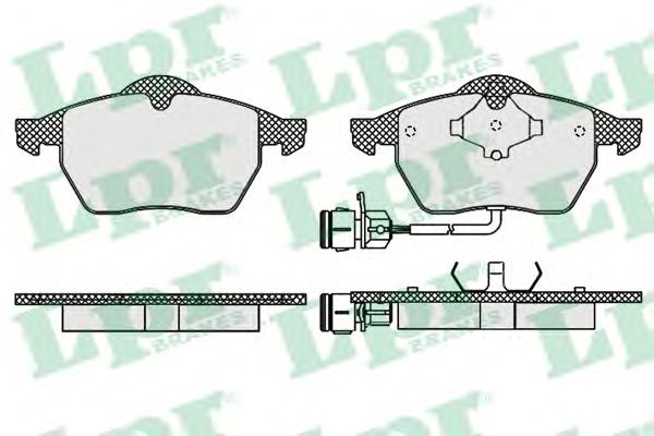Купить LPR 05P453 Комплект тормозных колодок 05P453