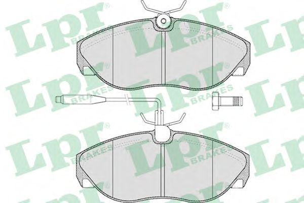 Купить LPR 05P493 Комплект тормозных колодок 05P493