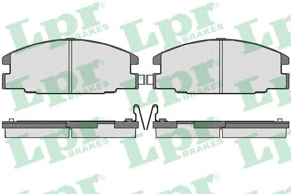 Купить LPR 05P544 Комплект тормозных колодок 05P544