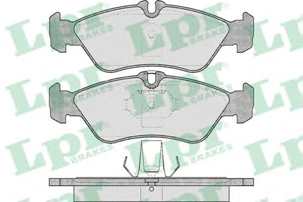 Купить LPR 05P610 КОЛОДКИ ЗАДНИЕ 903 13,0460-7084,2