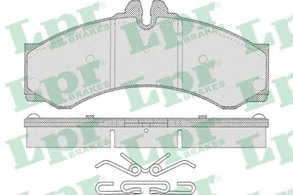 Купить LPR 05P633 Комплект тормозных колодок 05P633