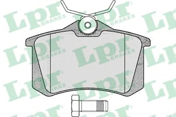 Купить LPR 05P634 Комплект тормозных колодок 05P634