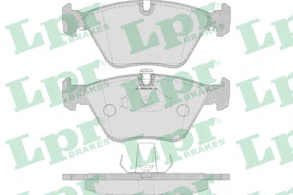 Купить LPR 05P649 Комплект тормозных колодок 05P649