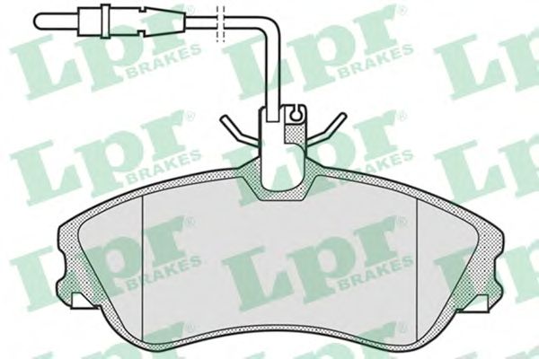 Купить LPR 05P683 Комплект тормозных колодок 05P683