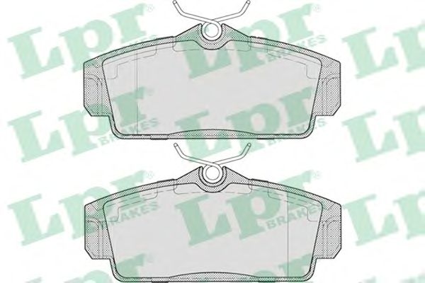 Купить LPR 05P706 Колодки тормозные передние NISSAN ALMERA N16, PRIMERA P11 05P706