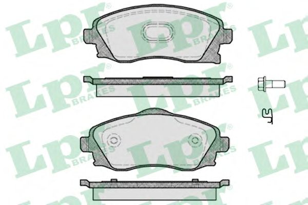 Купить LPR 05P758 Комплект тормозных колодок 05P758