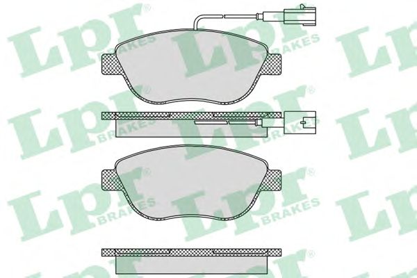 Купить LPR 05P764 Комплект тормозных колодок 05P764