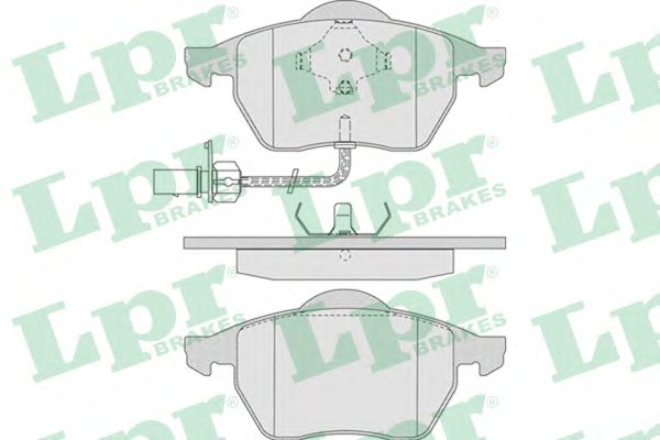 Купить LPR 05P790 Комплект тормозных колодок 05P790