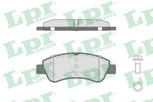 Купить LPR 05P802 Комплект тормозных колодок 05P802