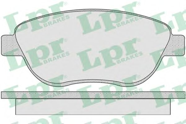 Купить LPR 05P807 Комплект тормозных колодок 05P807
