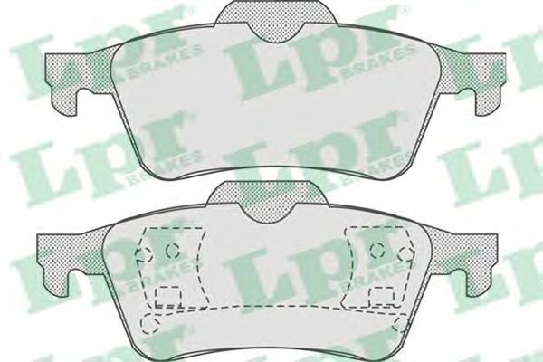 Купить LPR 05P815 Комплект тормозных колодок 05P815