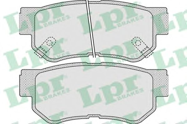 Купить LPR 05P848 Комплект тормозных колодок 05P848