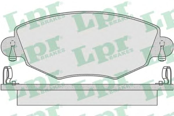 Купить LPR 05P865 Комплект тормозных колодок 05P865