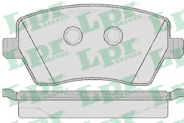 Купить LPR 05P867 Комплект тормозных колодок 05P867