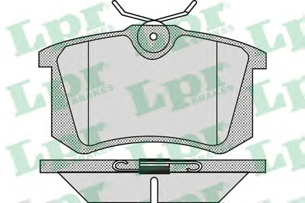Купить LPR 05P868 Комплект тормозных колодок 05P868