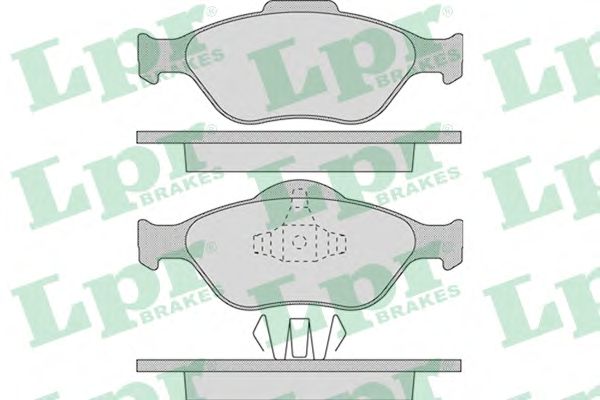 Купить LPR 05P949 Комплект тормозных колодок 05P949