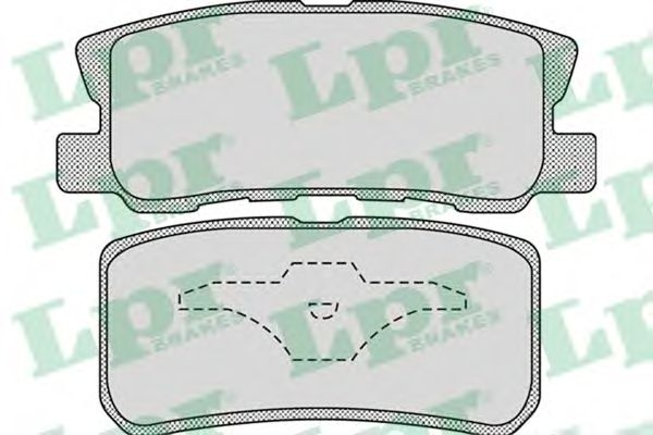 Купить LPR 05P954 Комплект тормозных колодок 05P954