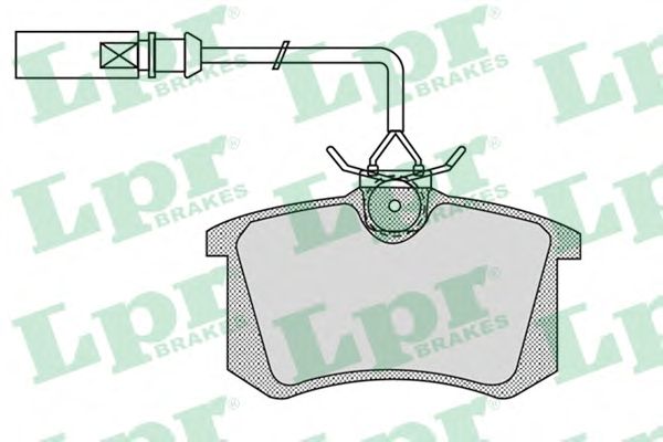 Купить LPR 05P980 Колодки тормозные
