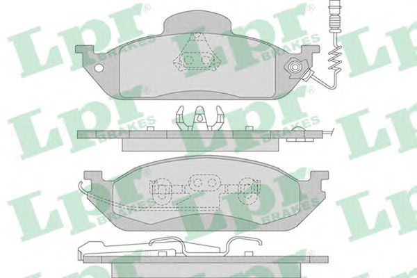 Купить LPR 05P983 Комплект тормозных колодок 05P983