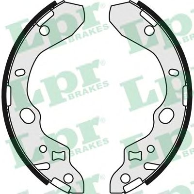 Купить LPR 07910 КОЛОДКИ ТОРМ. 93704 B+K