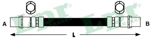 Купить LPR 6T46269 Шланг тормозной 6T46269