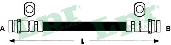 Купить LPR 6T46427 Шланг тормозной 6T46427