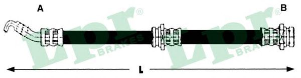 Купить LPR 6T47647 Шланг тормозной 6T47647