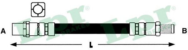 Купить LPR 6T47860 Шланг тормозной 6T47860