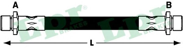 Купить LPR 6T48051 Шланг тормозной 6T48051