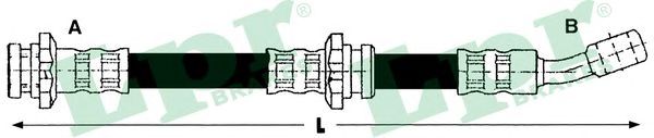 Купить LPR 6T48290 Шланг тормозной 6T48290