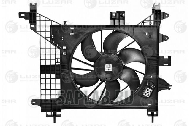 Купить LUZAR LFK0951 Вентилятор рад. (с кожухом) Renault Duster A/C+ LFK0951